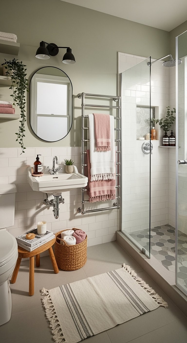 warm towels space saving bathroom essentials