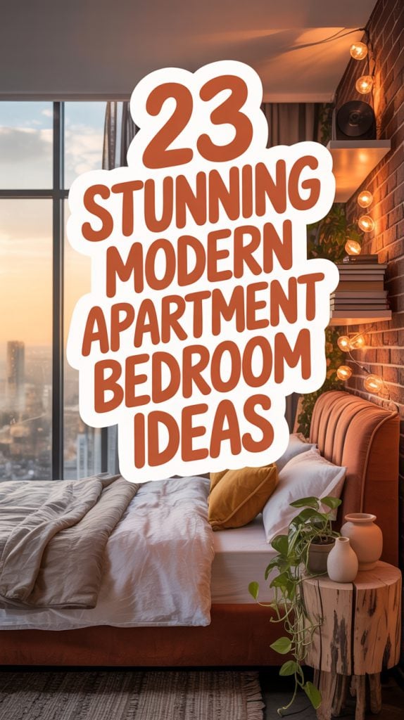 23 Stunning Modern Apartment Bedroom Ideas