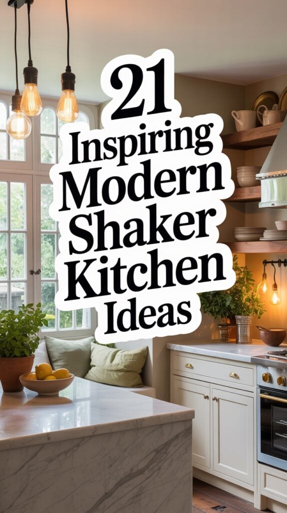 21 Inspiring Modern Shaker Kitchen Ideas