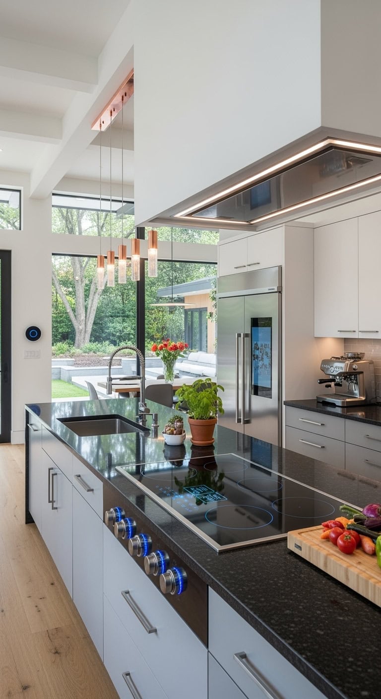 automated integrated intelligent kitchen appliances