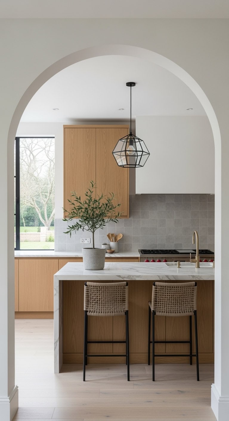 clean modern framing architectural