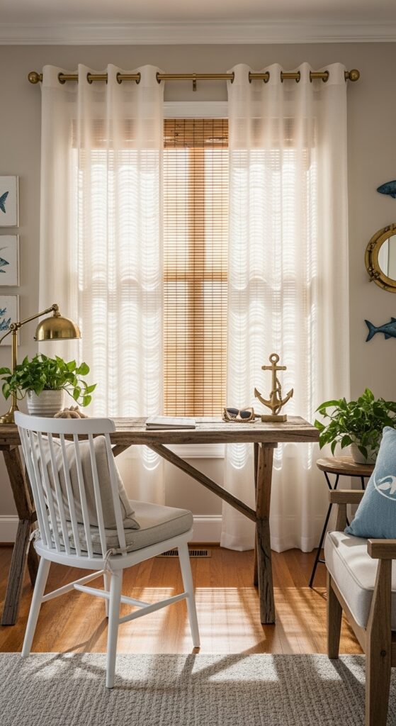 23 Gorgeous Coastal Home Office Ideas