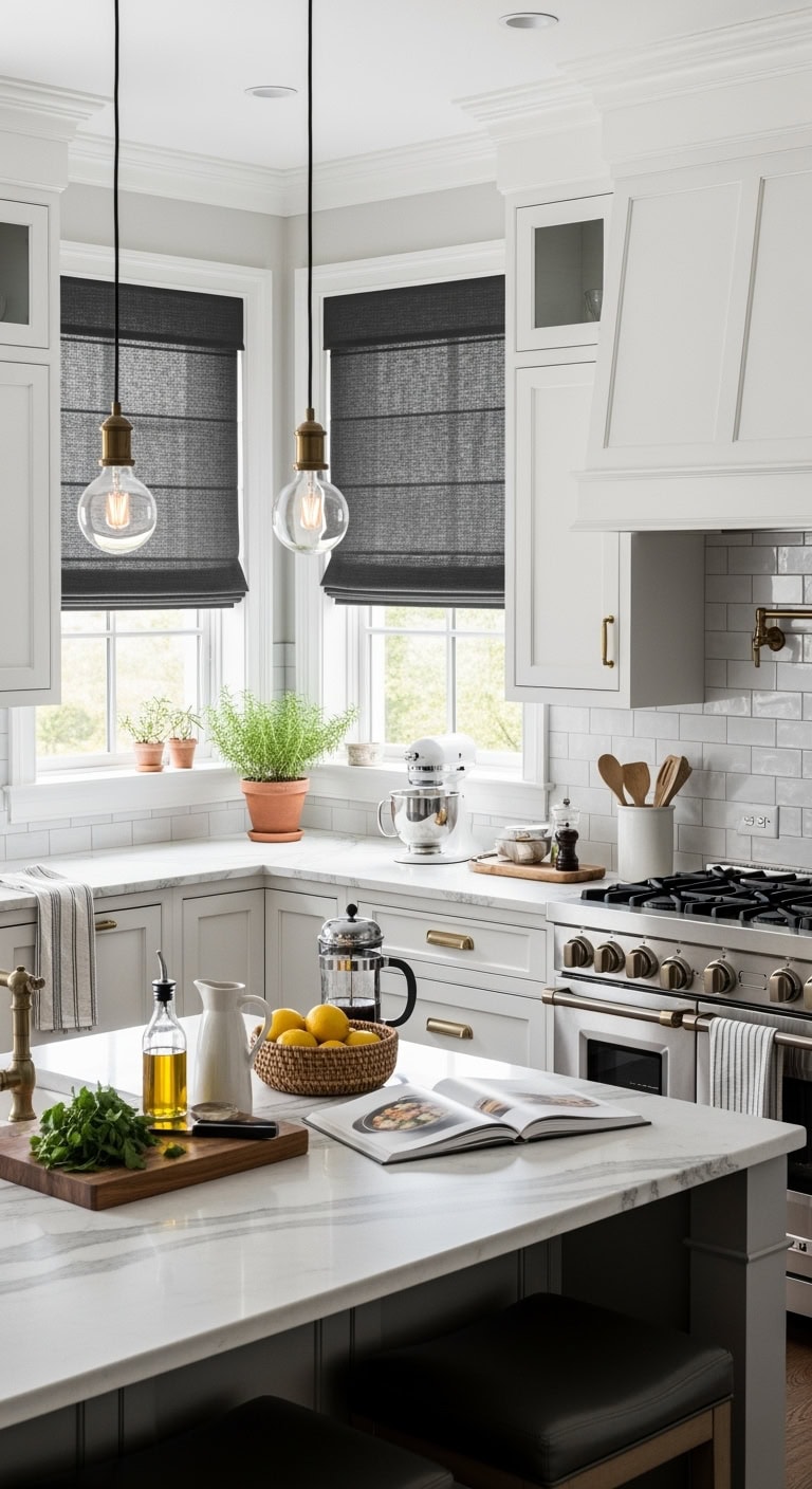 cozy caf blackout roman shades