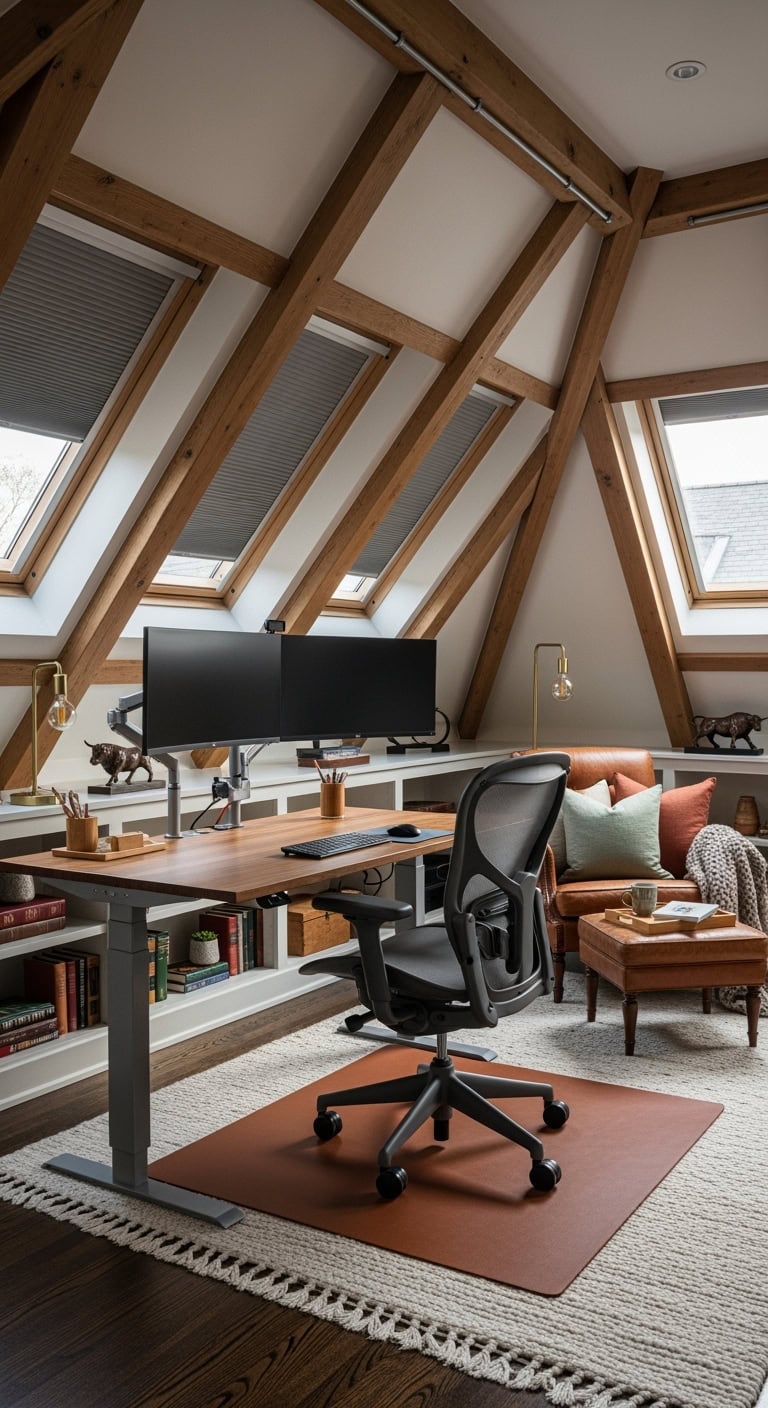 cozy functional lighting optimized trading space