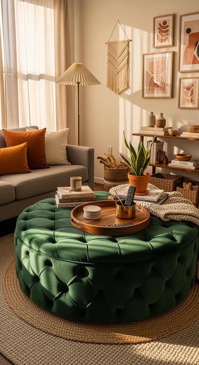 cozy versatile and stylish ottoman coffee table