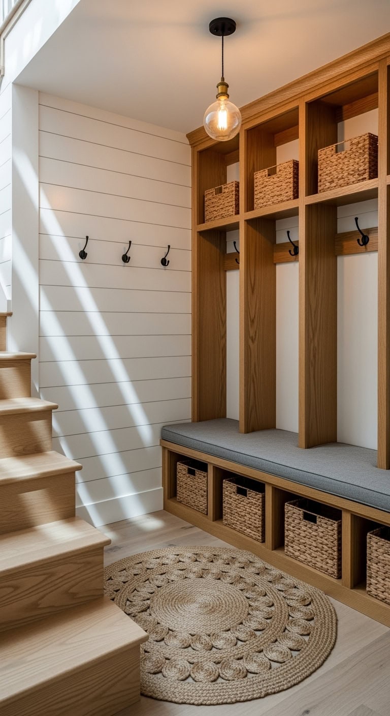 diverse compact mudroom styles