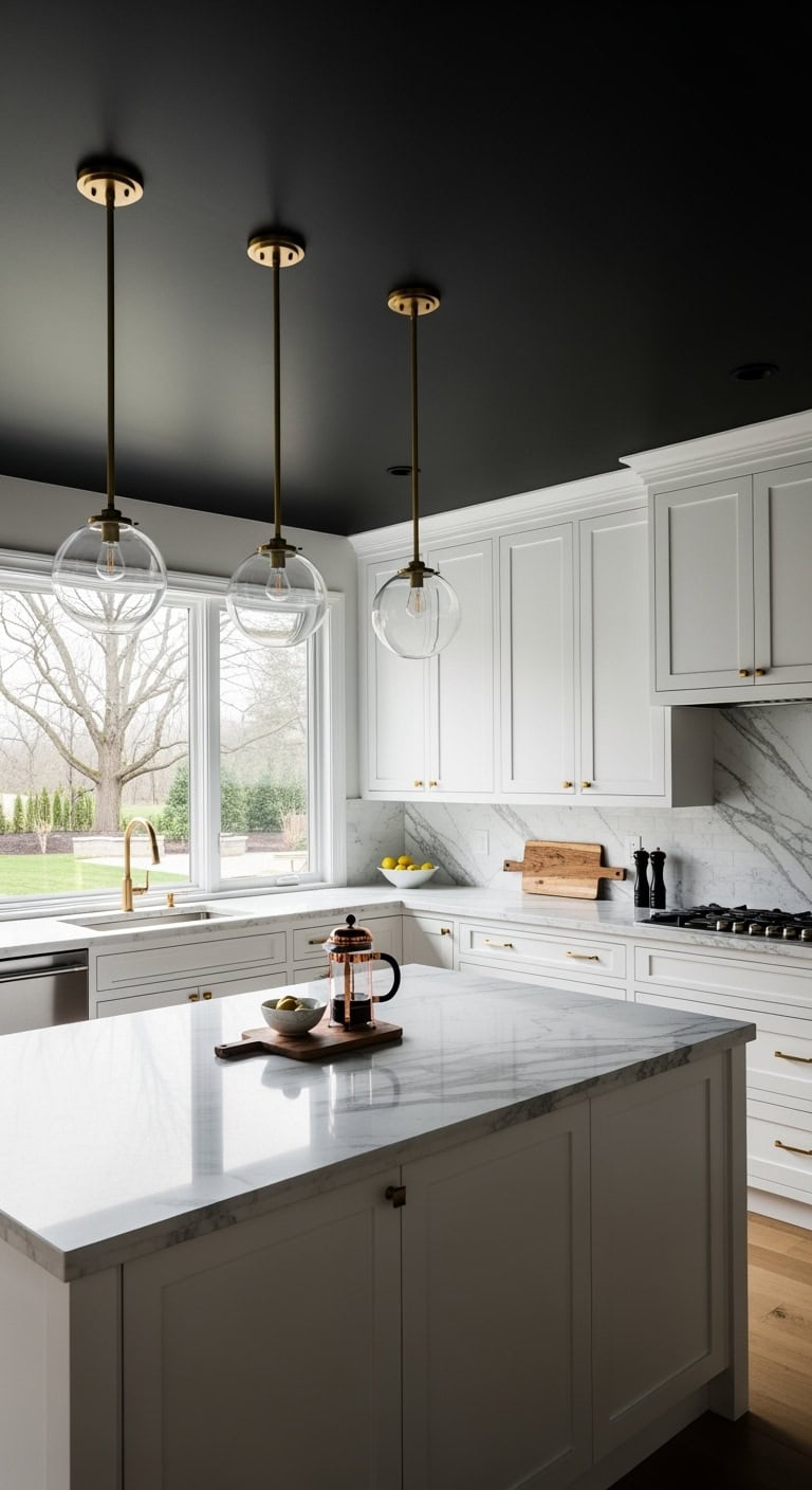 dramatic contrast creates moody sophistication