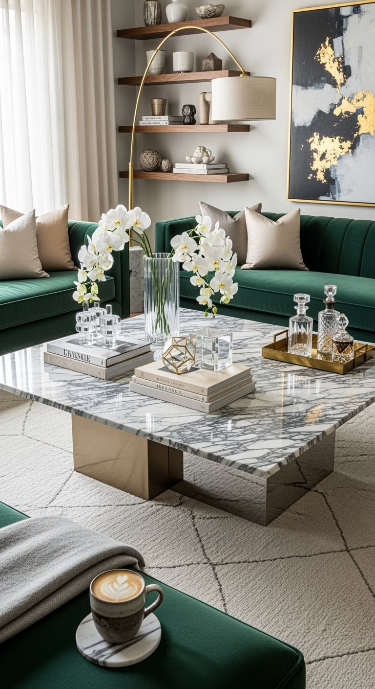 dramatic nature inspired styled centerpiece