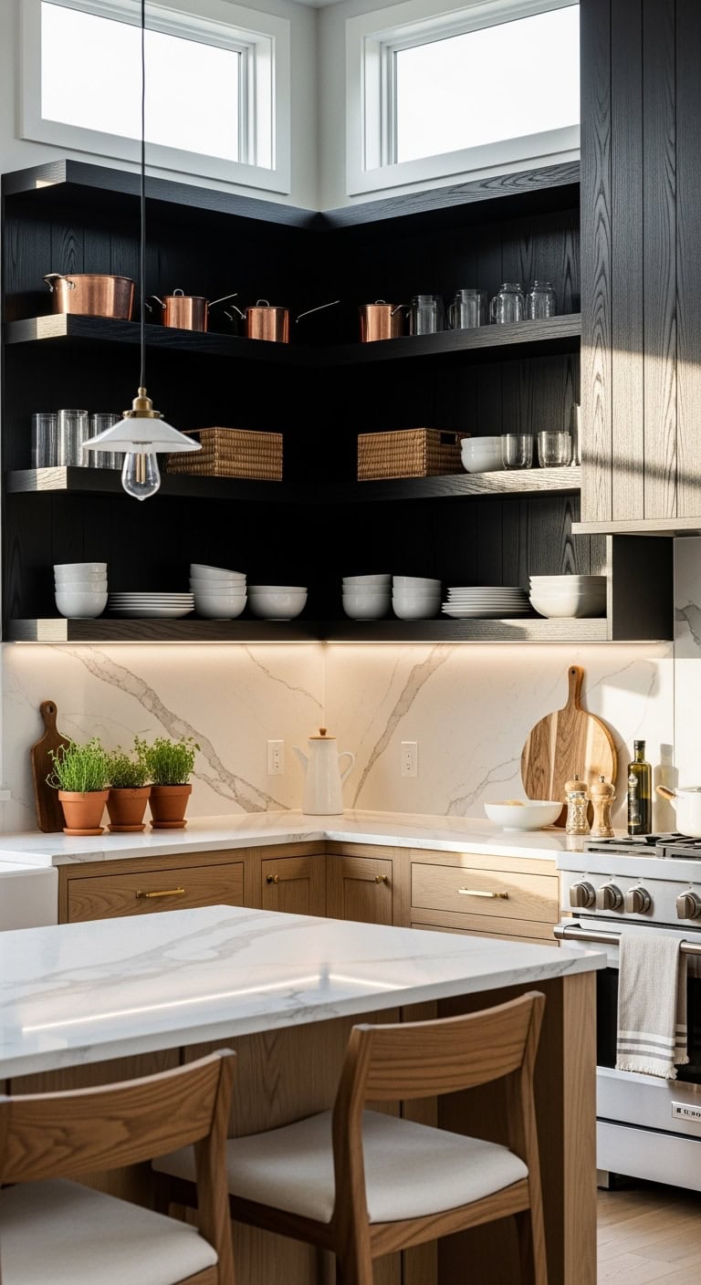 dramatic sophisticated ebony wood accent