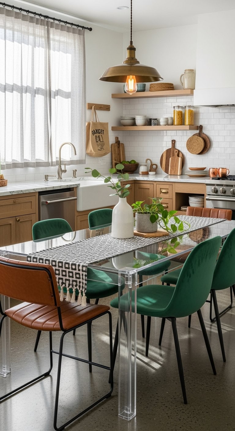 ethereal floating transparent illuminated