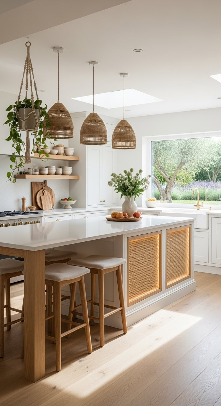 floating backsplash cane ambiance