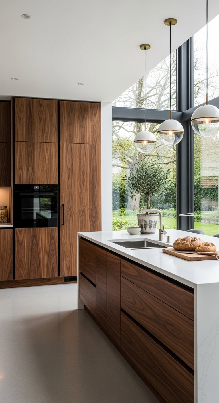 horizontal linear grain pattern showcase