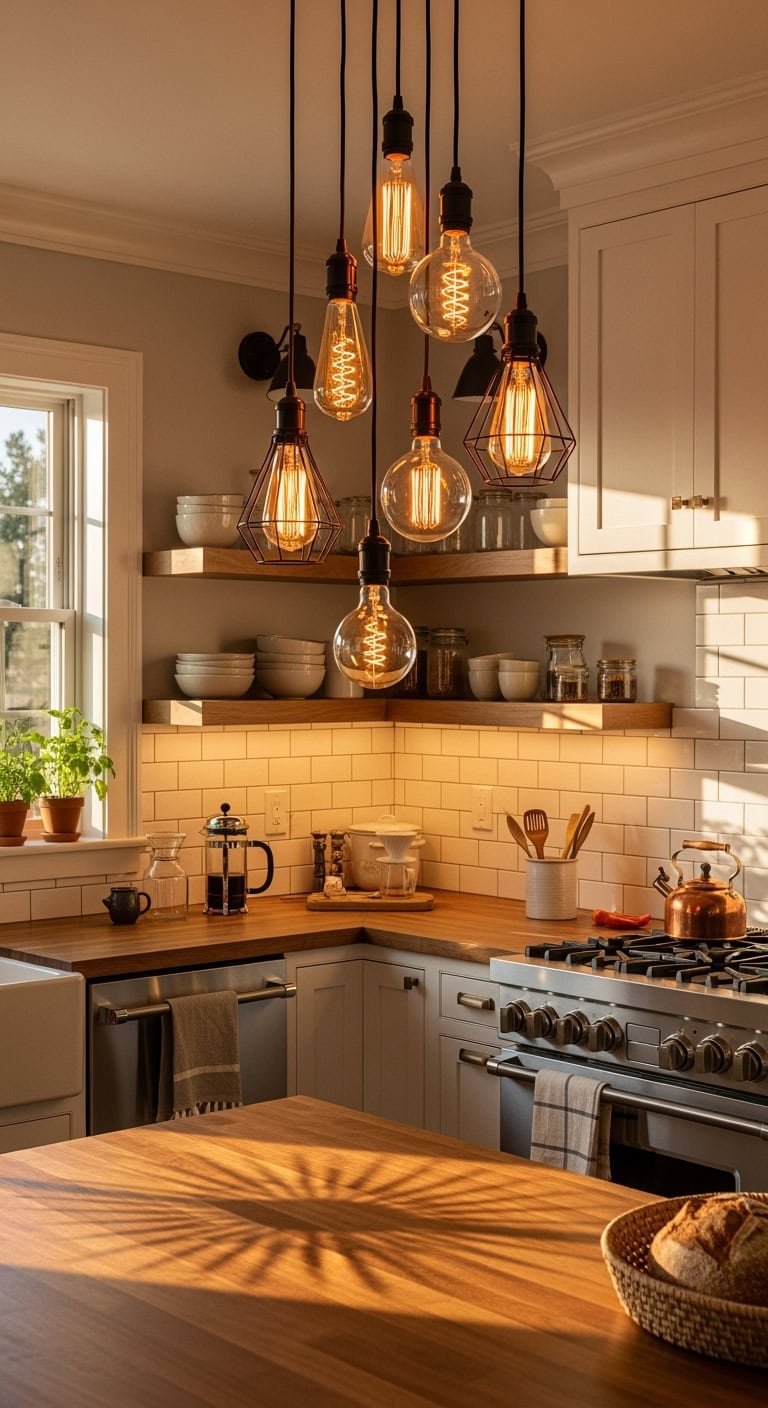 industrial chic farmhouse kitchen