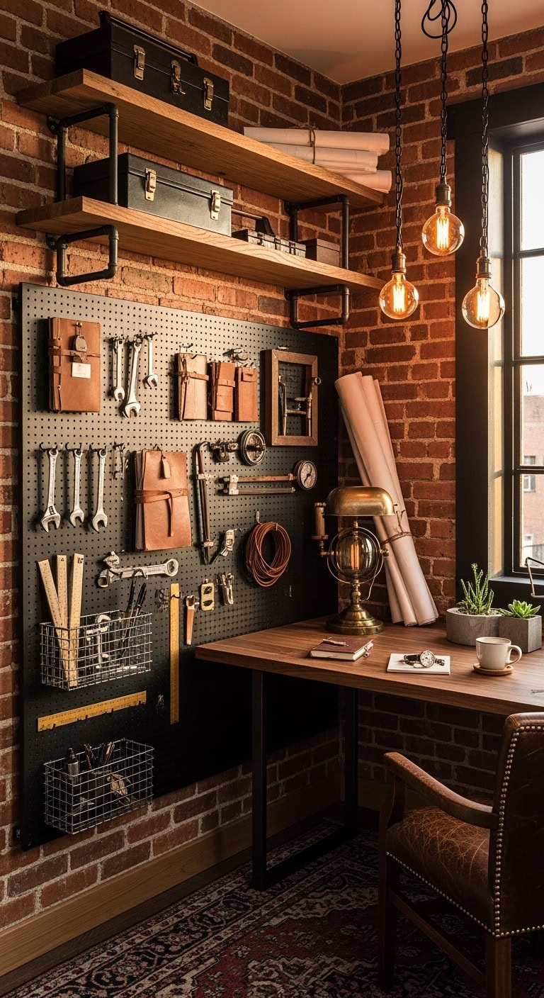 industrial moody masculine organized