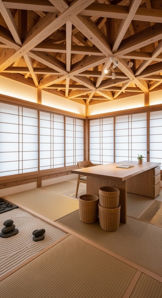 22 Stunning Japanese Home Office Ideas