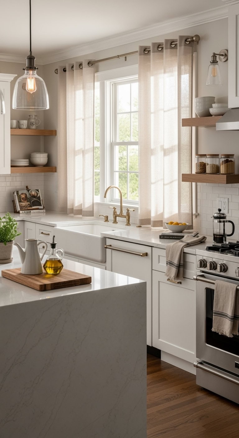 luxurious glowing smooth sliding grommet curtains