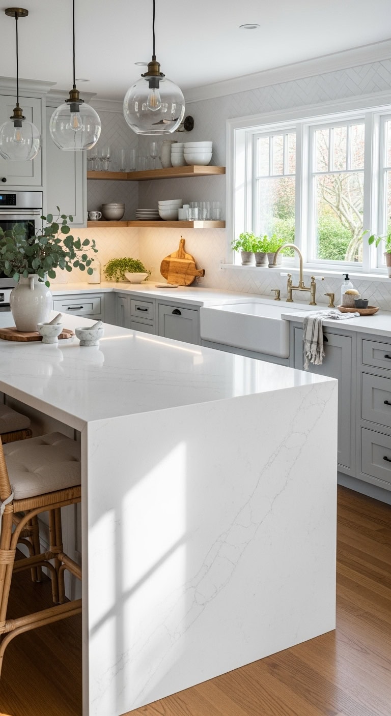 luxurious minimalist natural illuminated