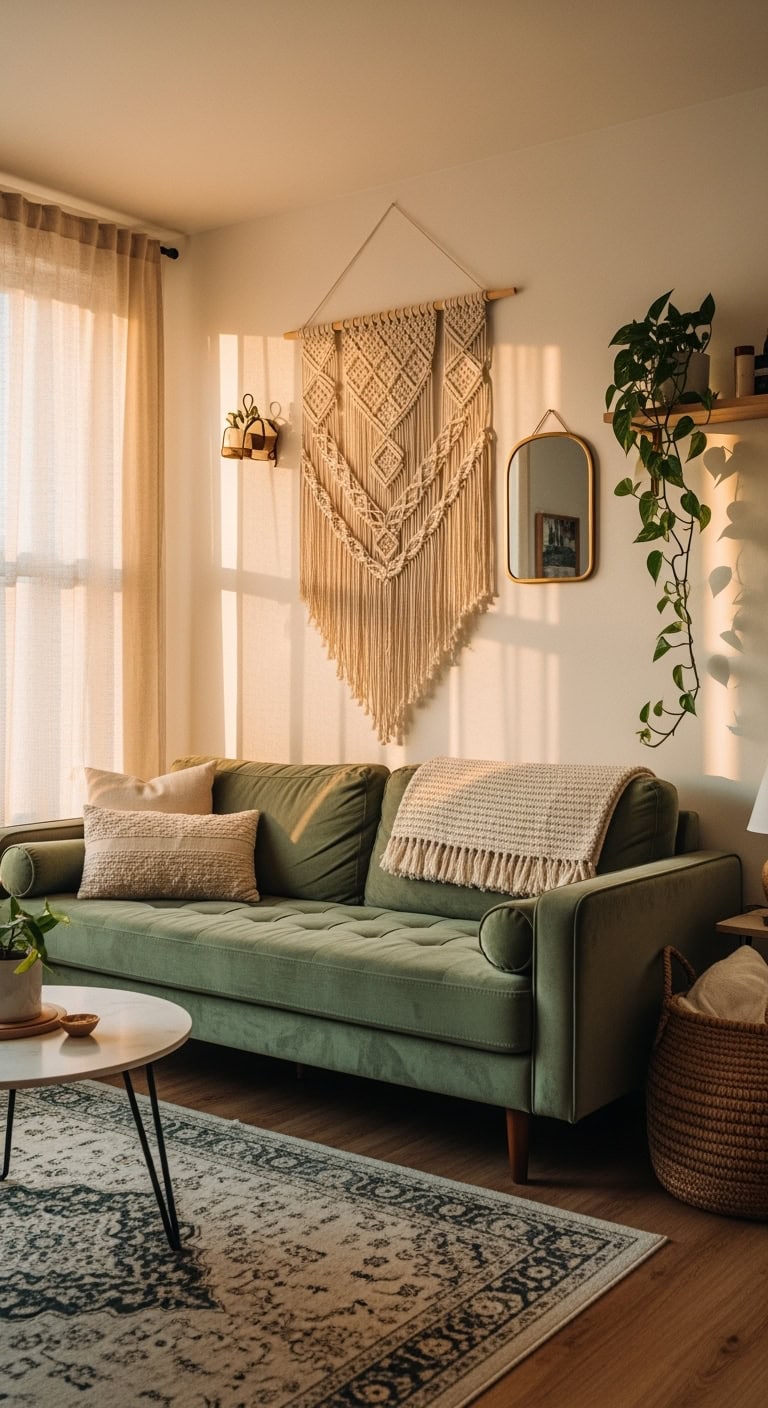 macrame boho textural focal point