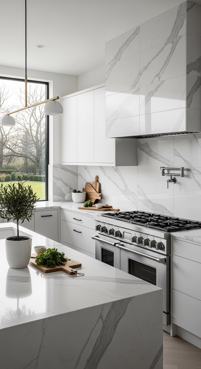 marble inspired dreamy veining elegantly executed