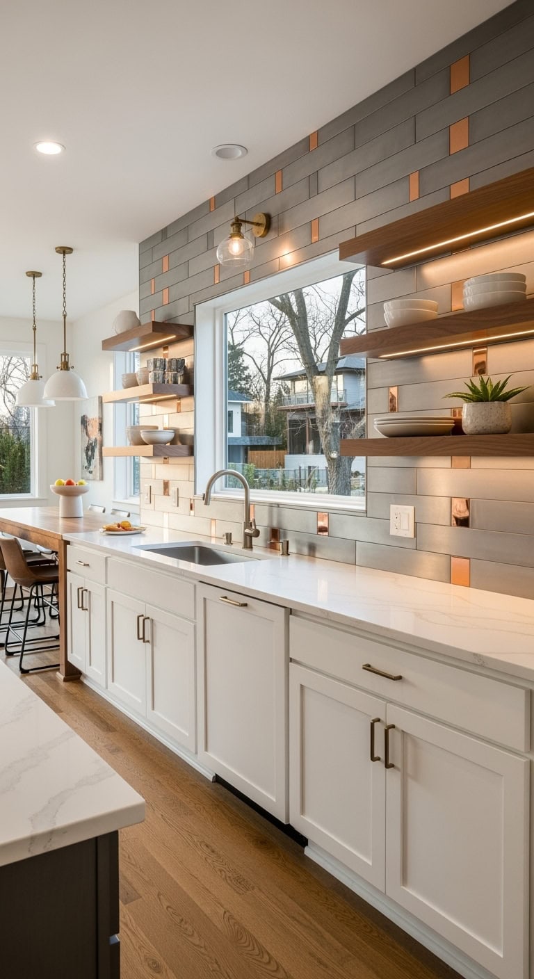 metallic shimmering textured sophisticated