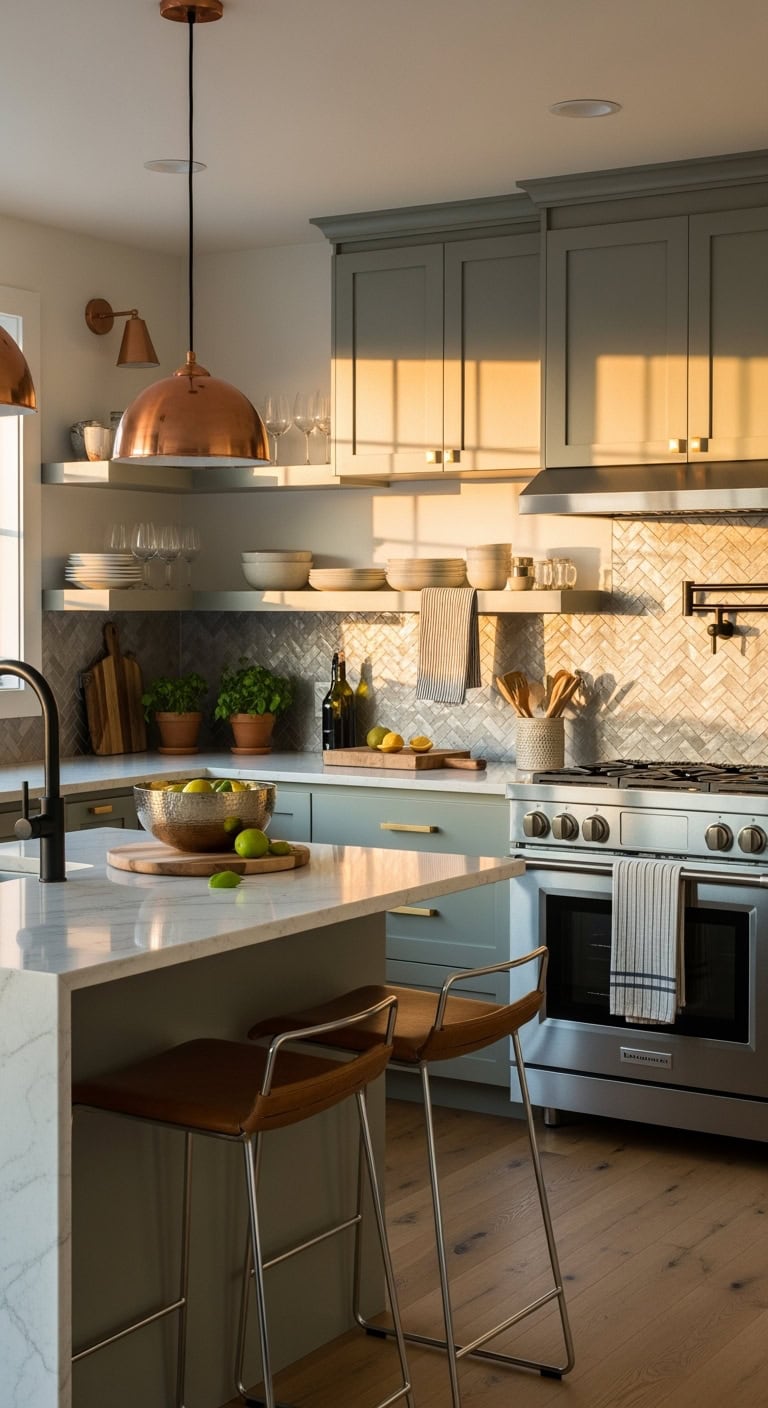 mixed metal kitchen harmony