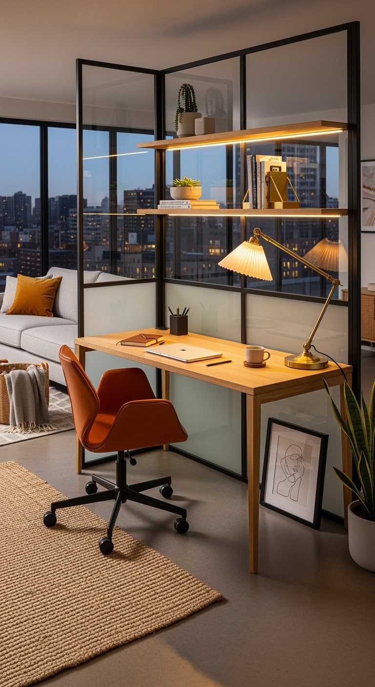 modern workspace with versatility