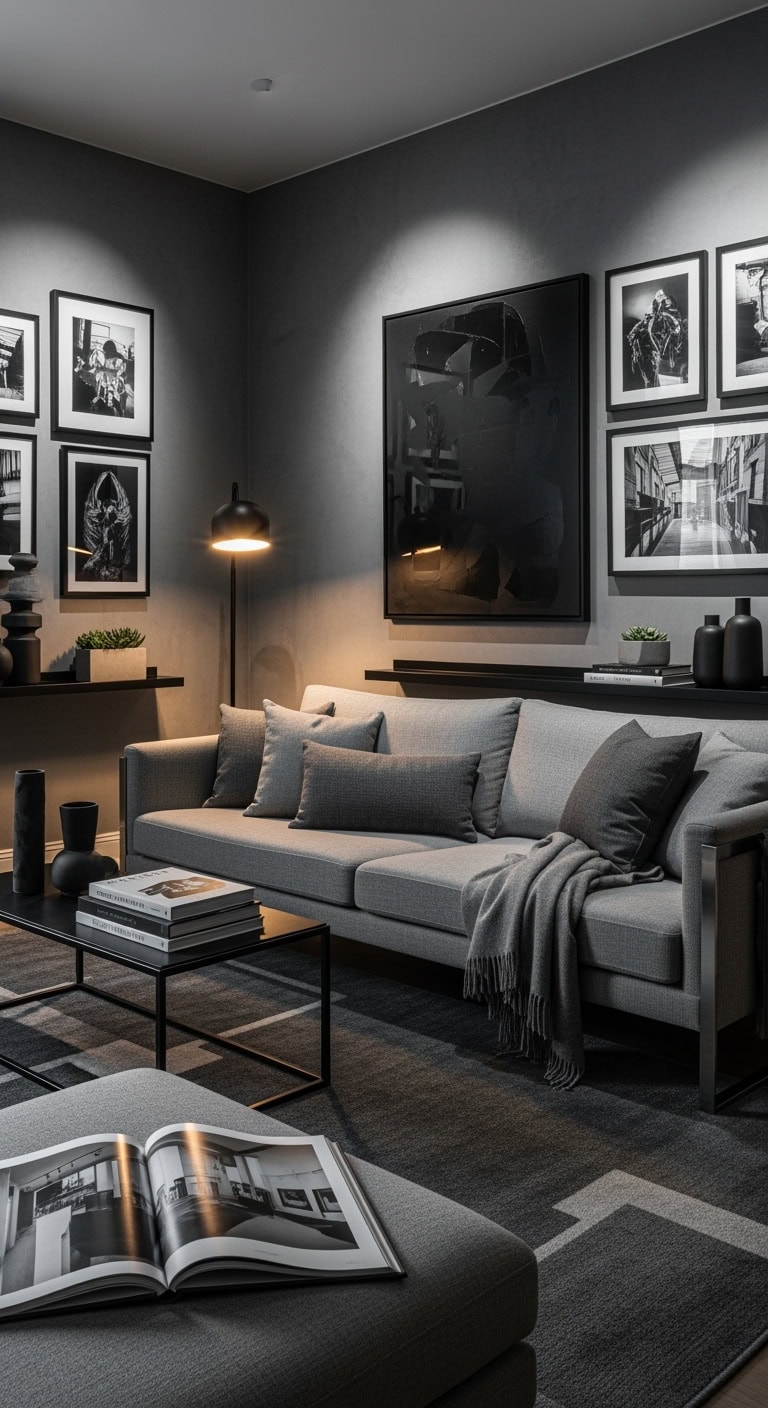 moody minimal sophisticated cozy