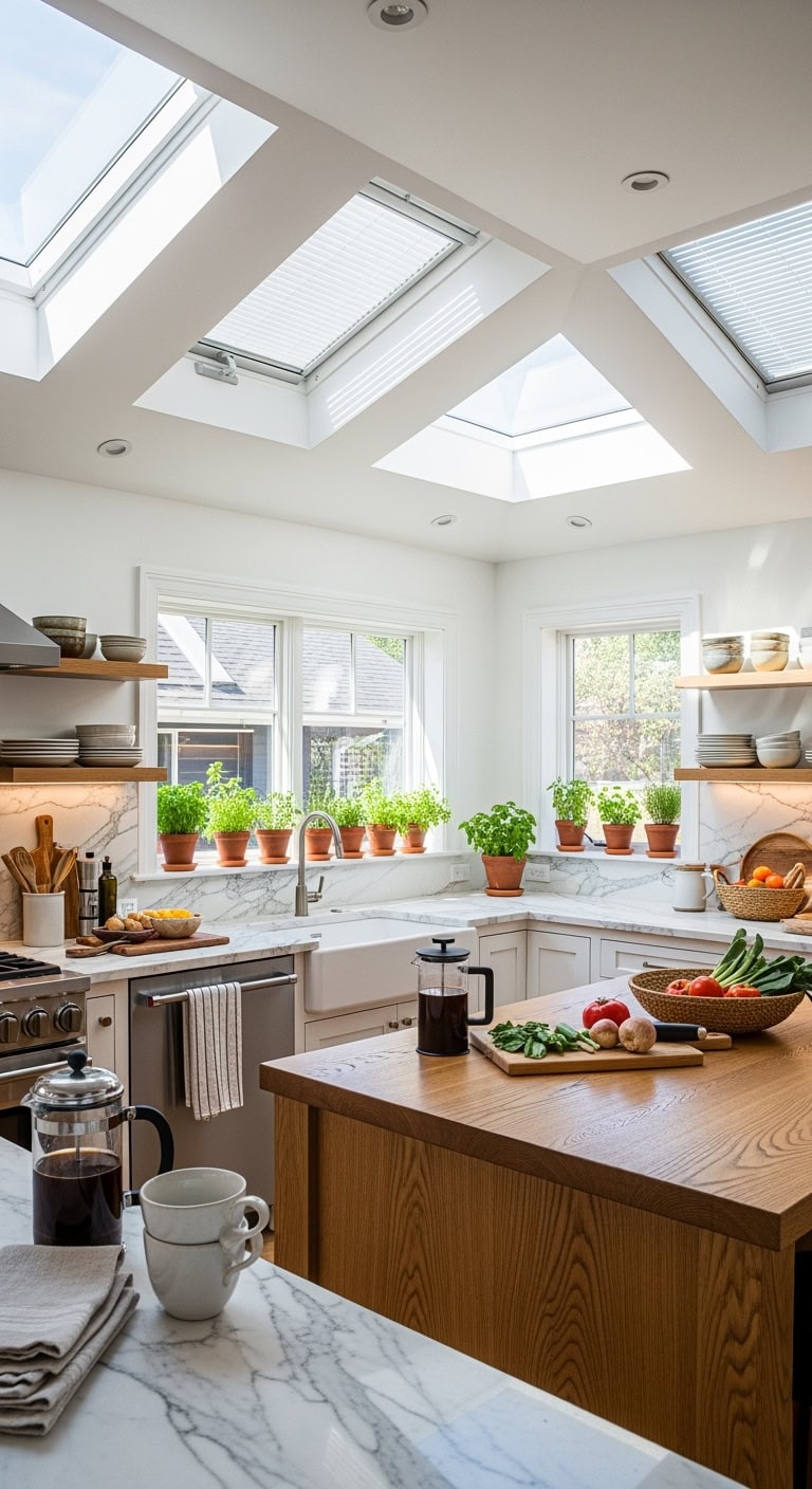natural light filled kitchen sanctuary