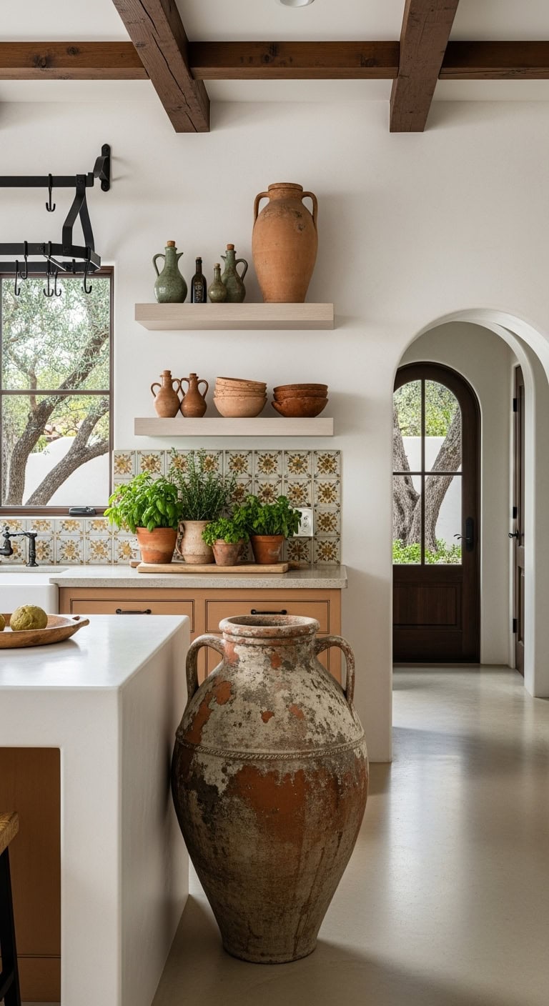 rustic earthy functional mediterranean charm