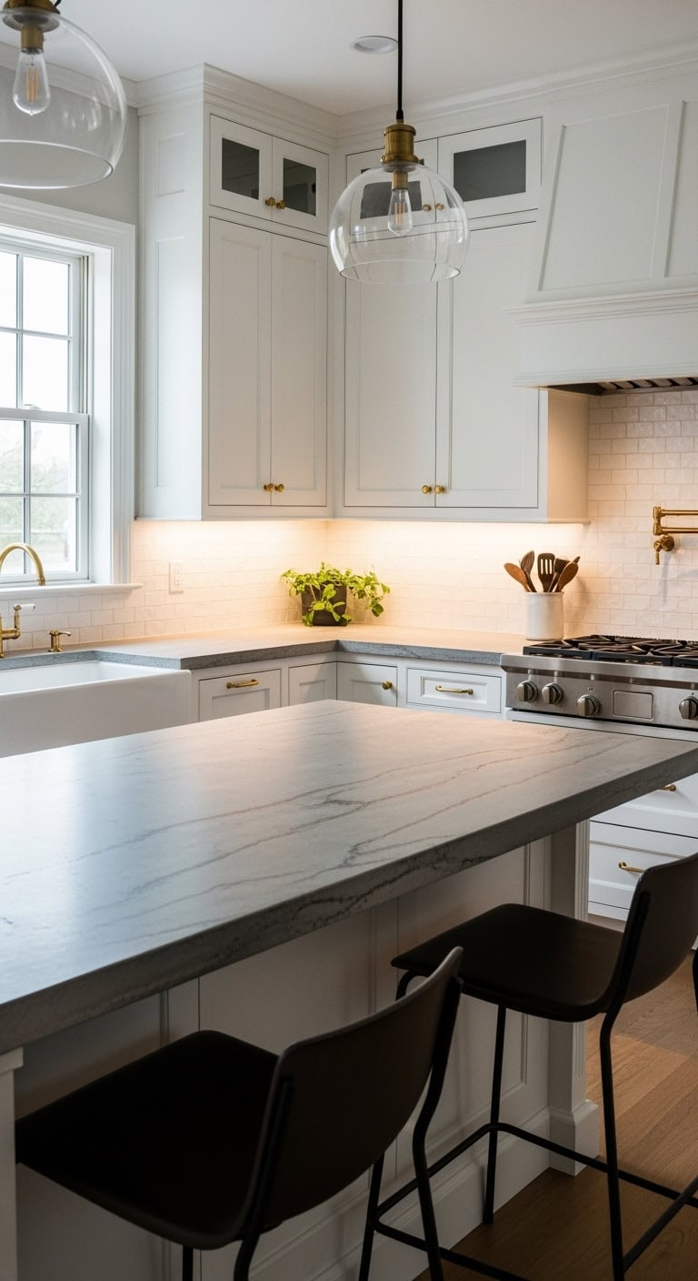 rustic industrial chic concrete countertops