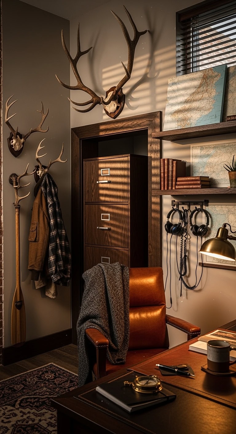 rustic textured organized balanced