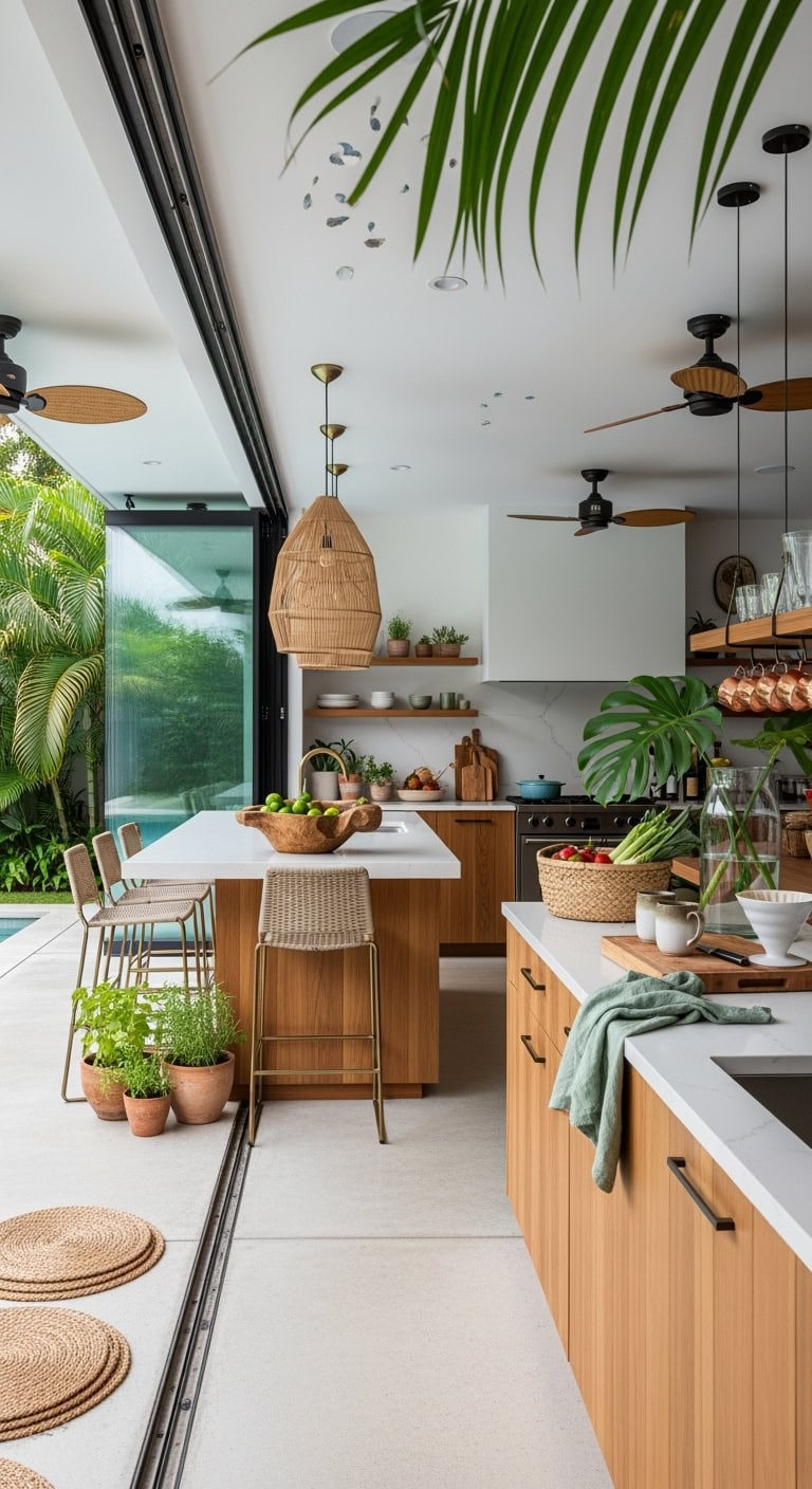 seamless indoor outdoor cooking paradise