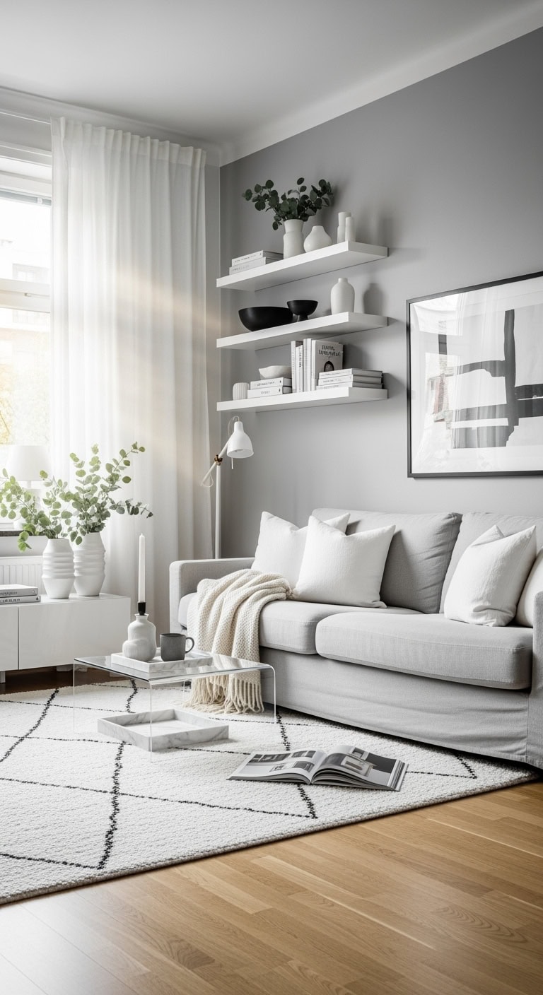 serene intentional minimalist cozy