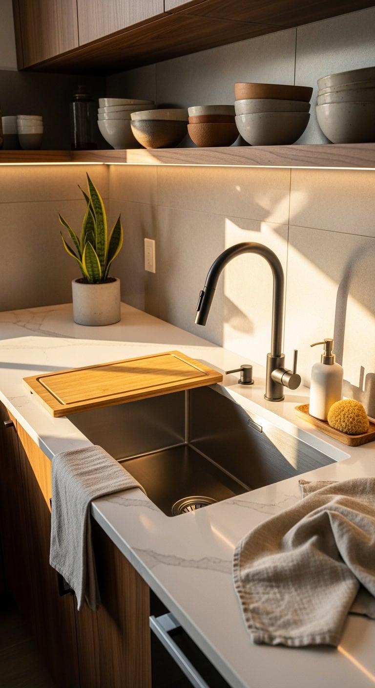 sleek architectural modern minimalist