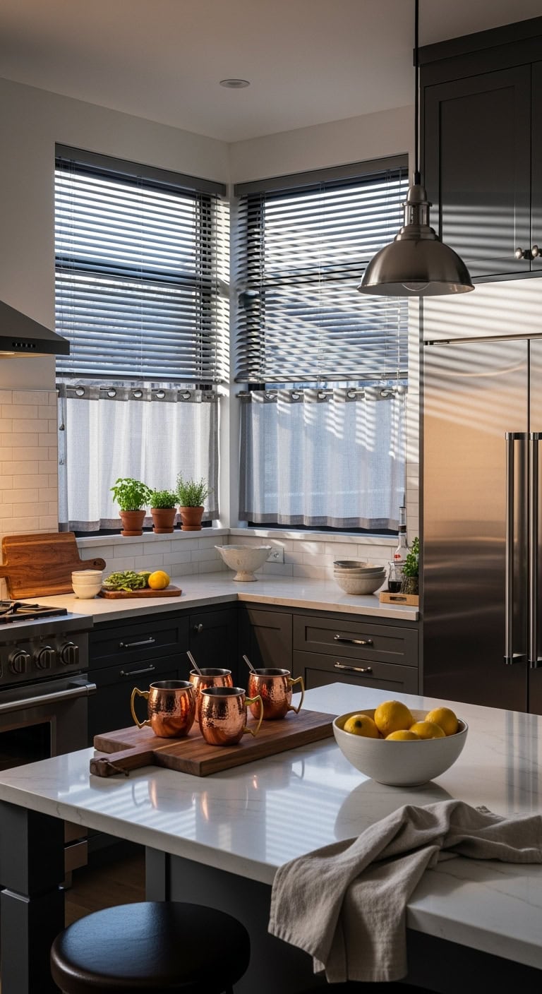 sleek contemporary textural coordinated