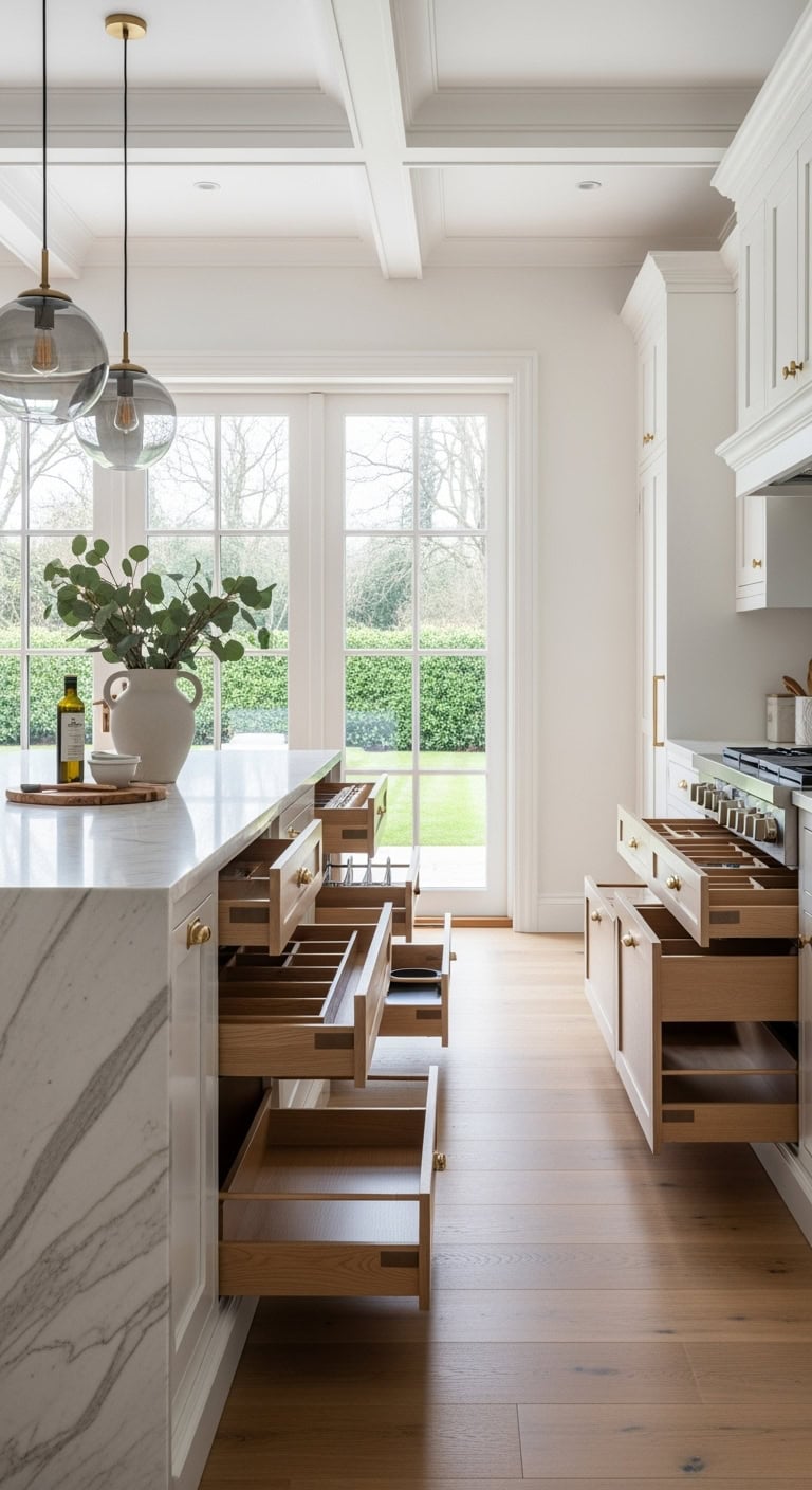 smooth luxurious organized minimalist