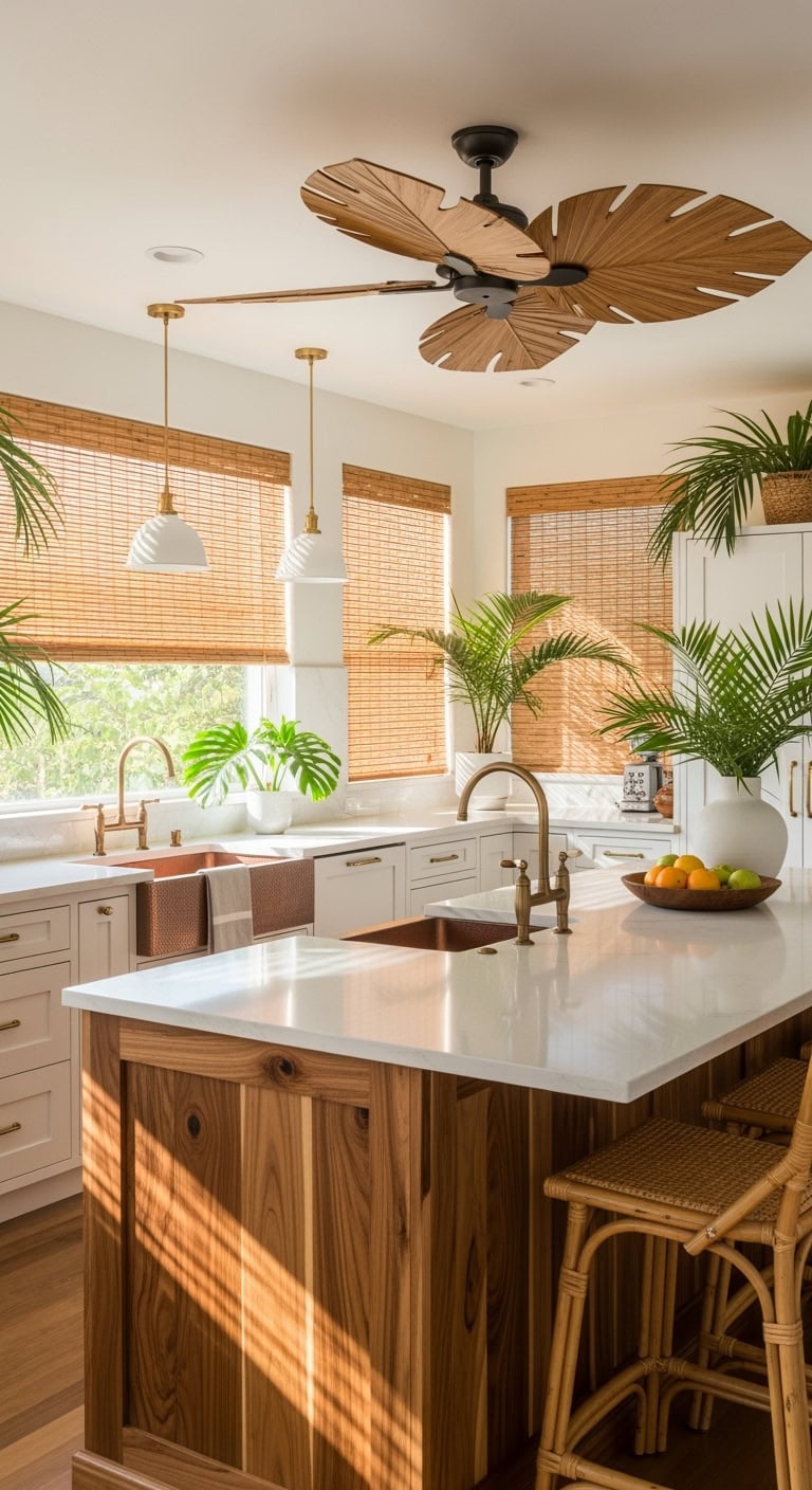 tropical modern kitchen designs