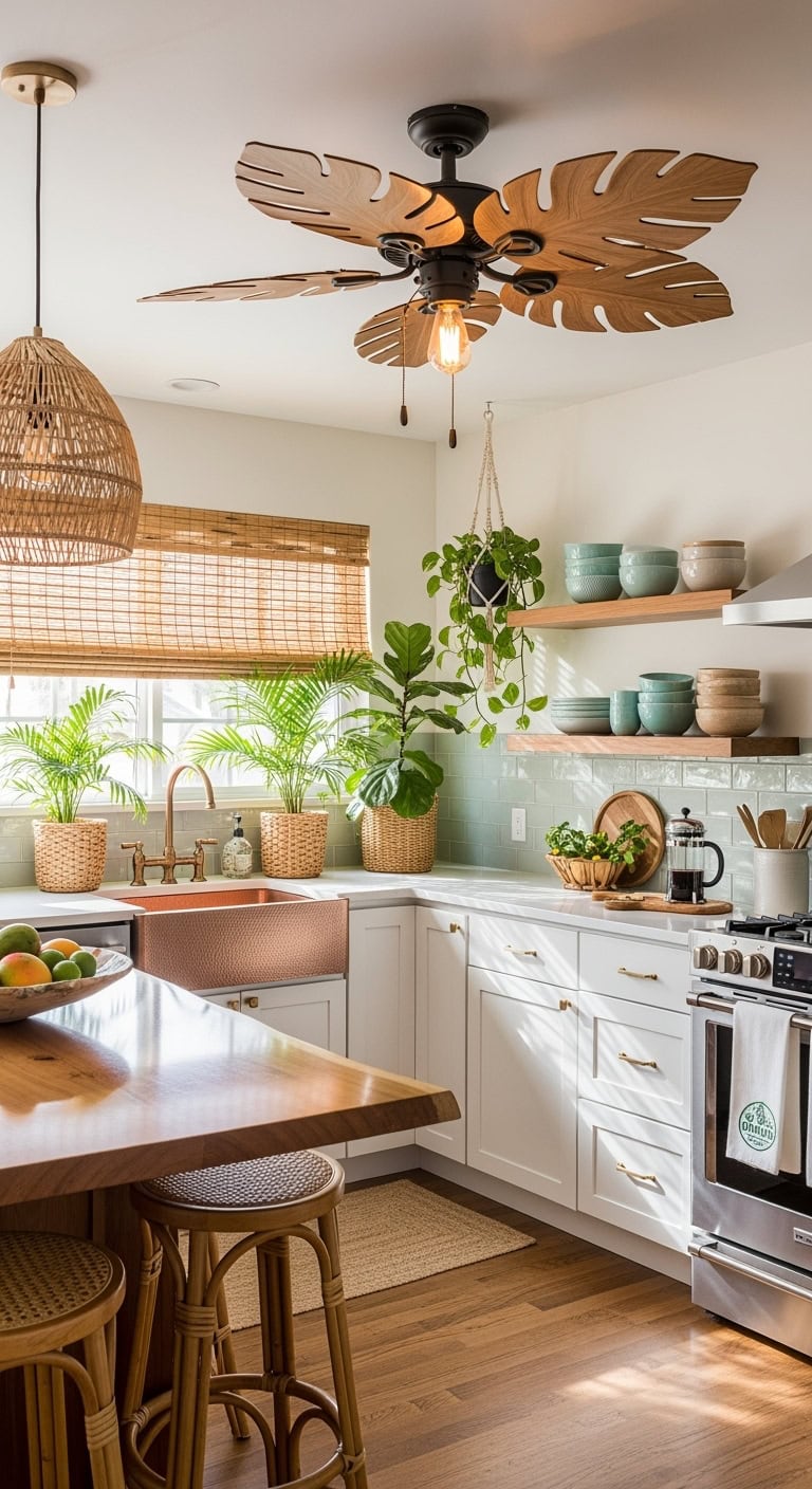 tropical sanctuary kitchen ambiance activated