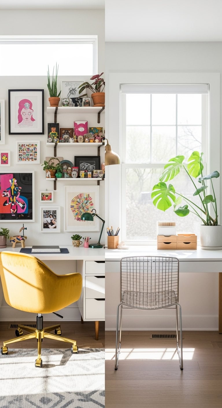 varied home office designs