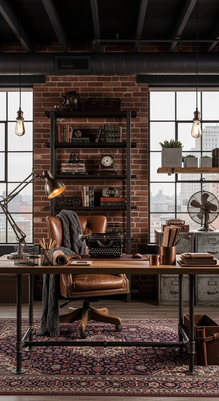 vintage industrial patinated creative