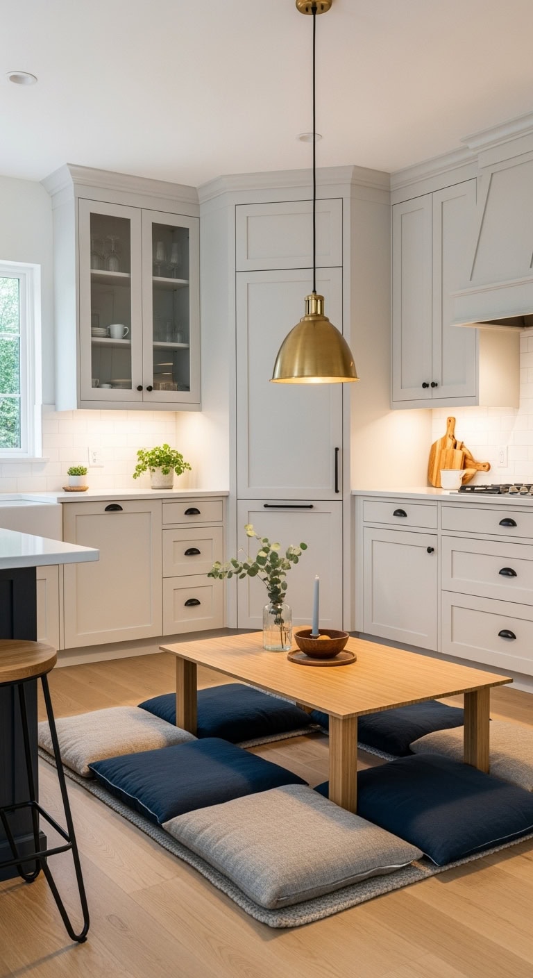 zen like minimalist japanese inspired low table