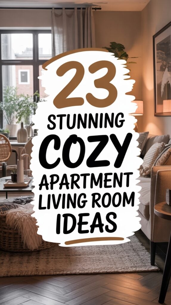 23 Stunning Cozy Apartment Living Room Ideas