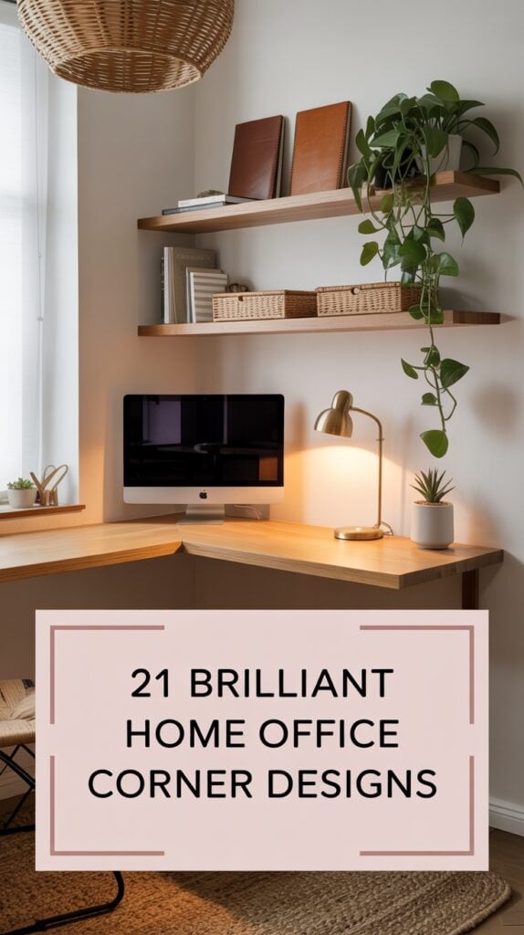 21 Brilliant Home Office Corner Designs