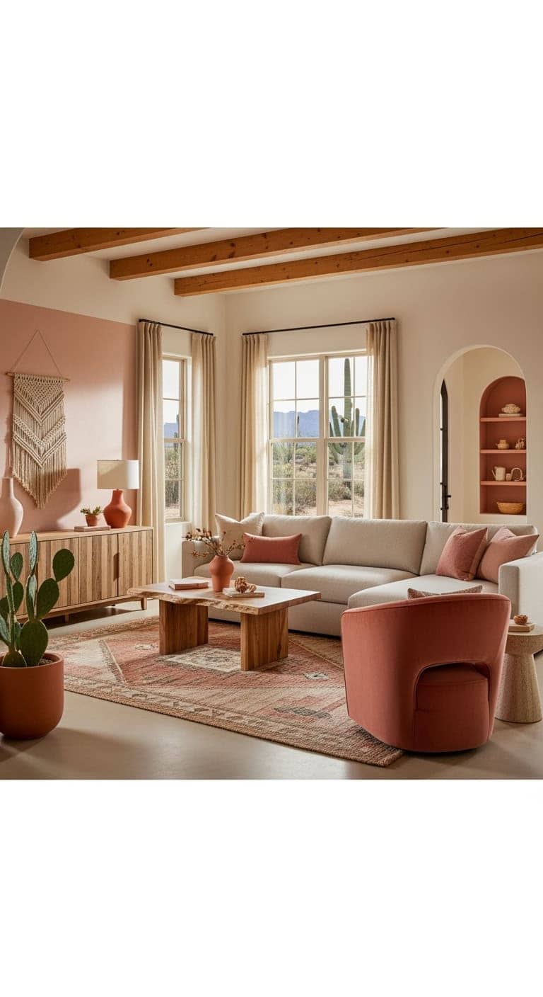 adobe beige terracotta chic