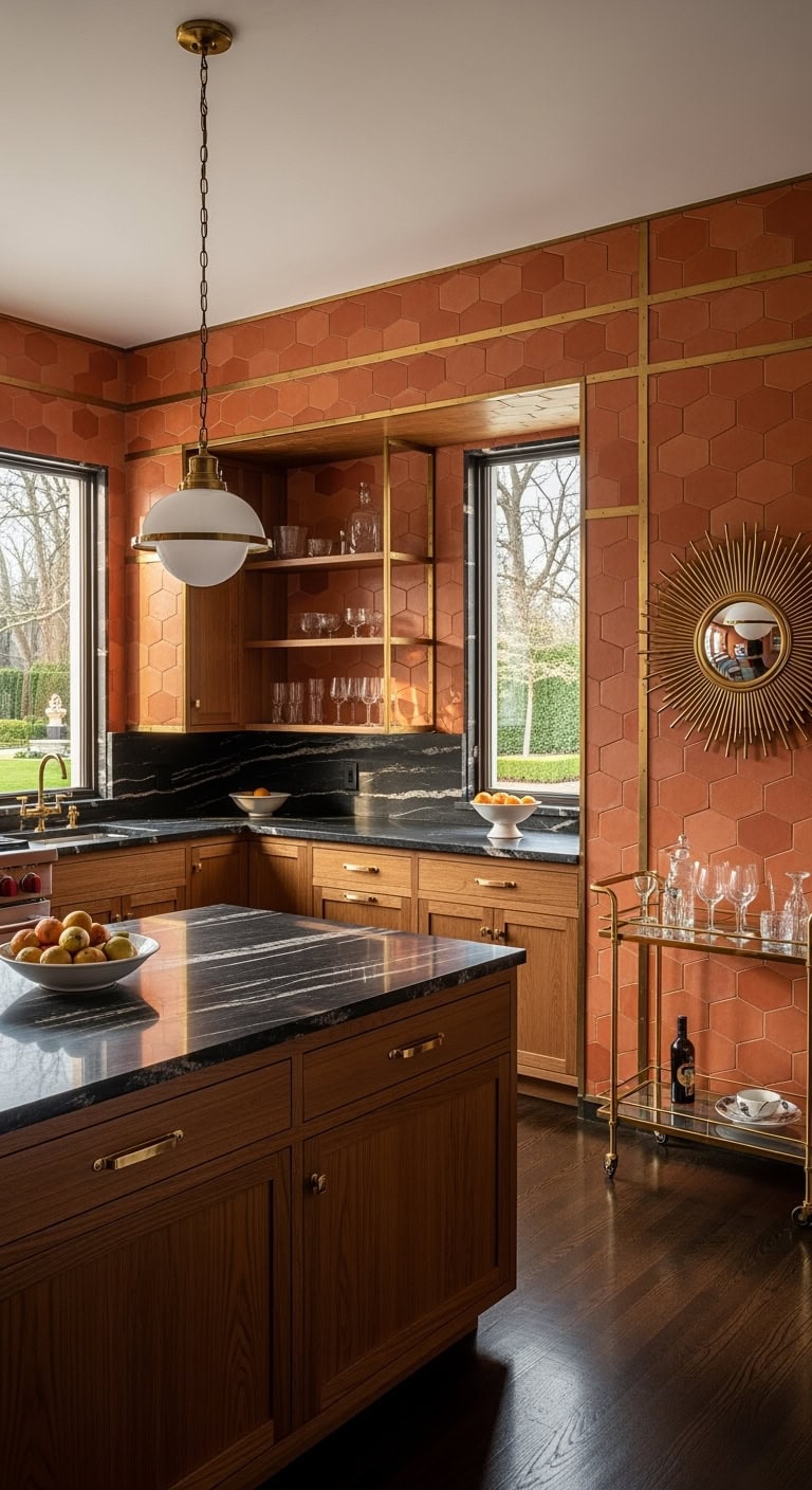 art deco terracotta elegance