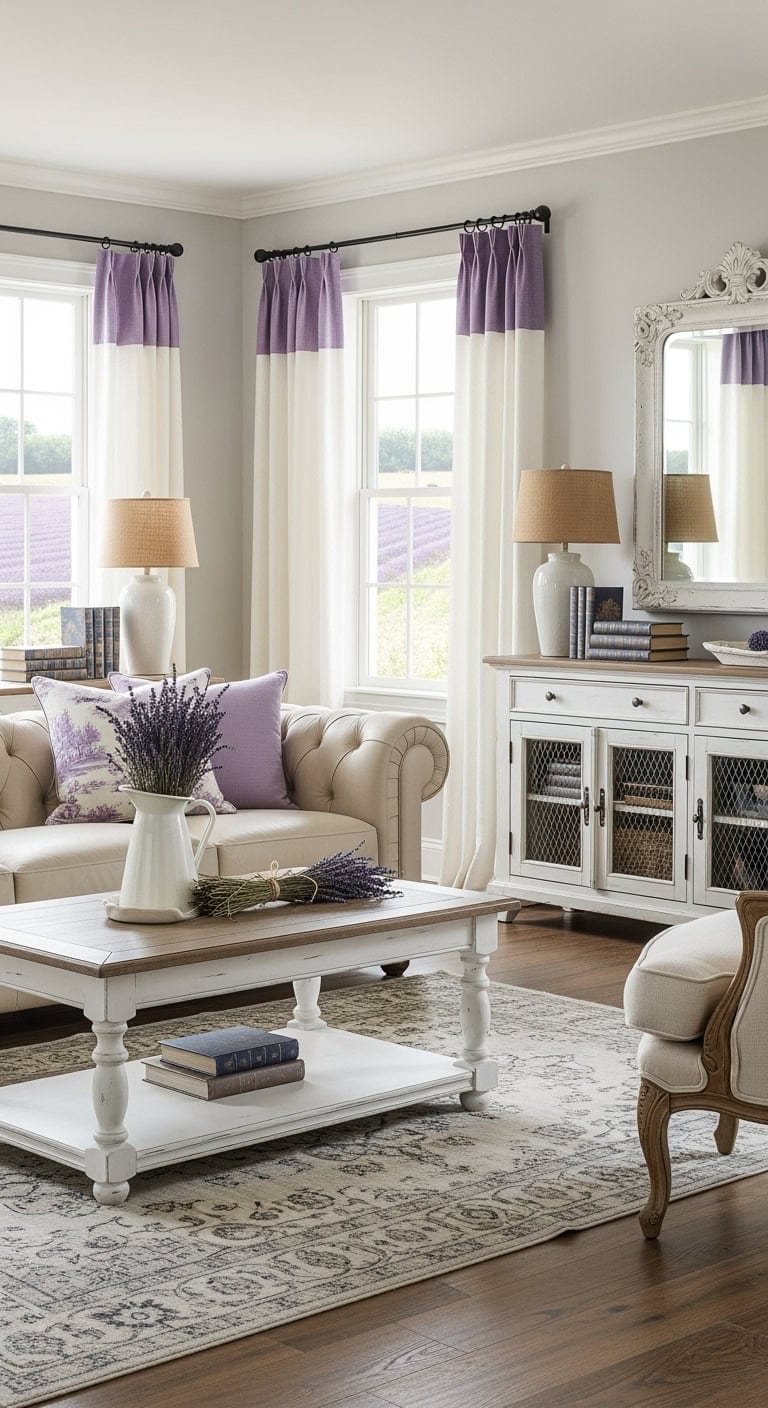 beige leather french cottage