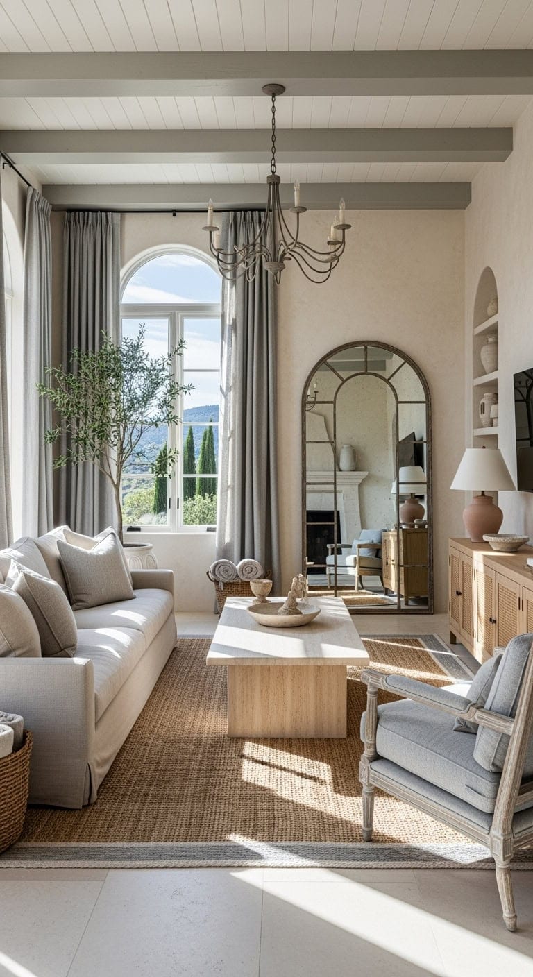 beige limestone linen mediterranean elegance