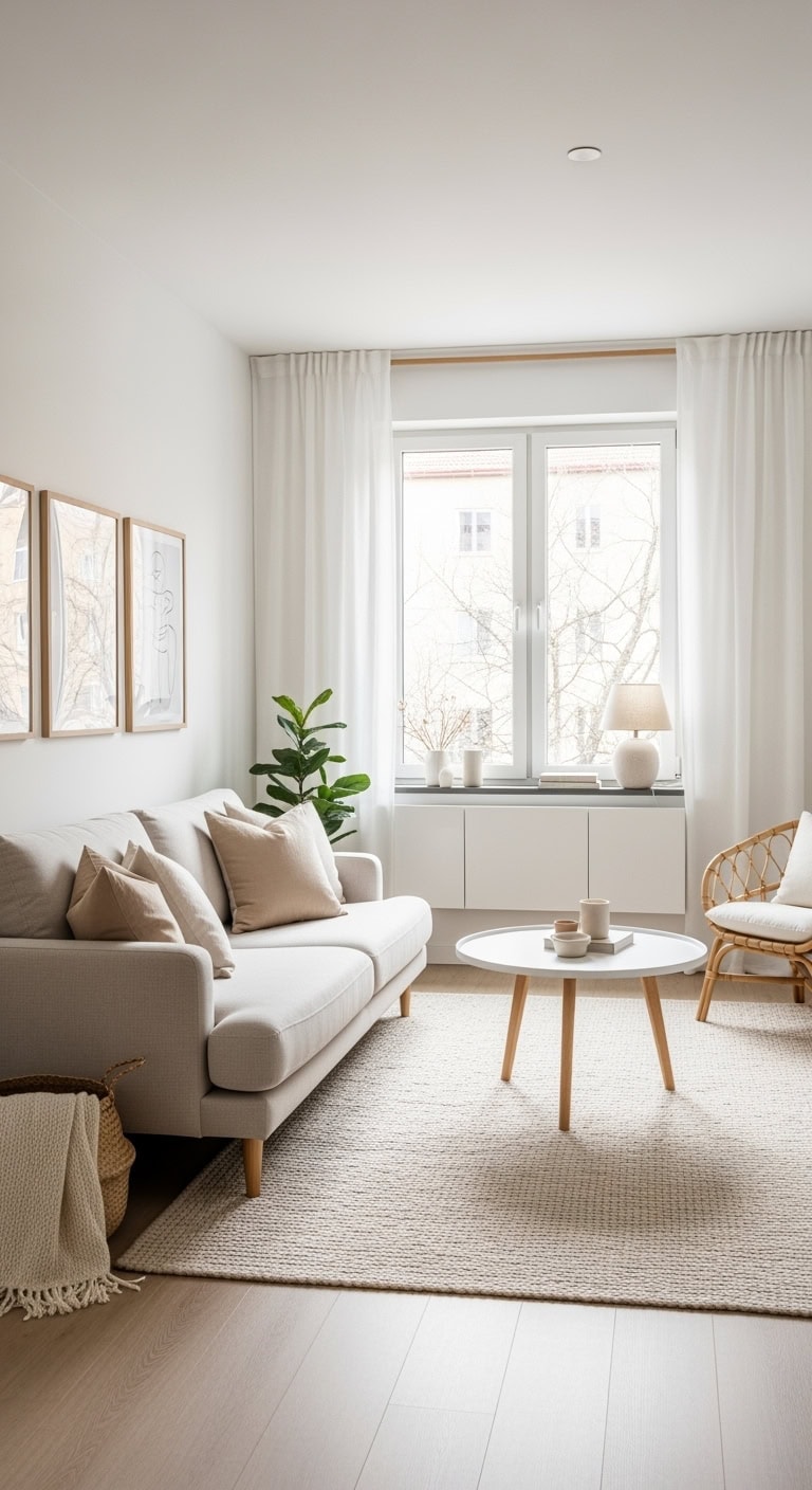 beige sofa airy natural textures