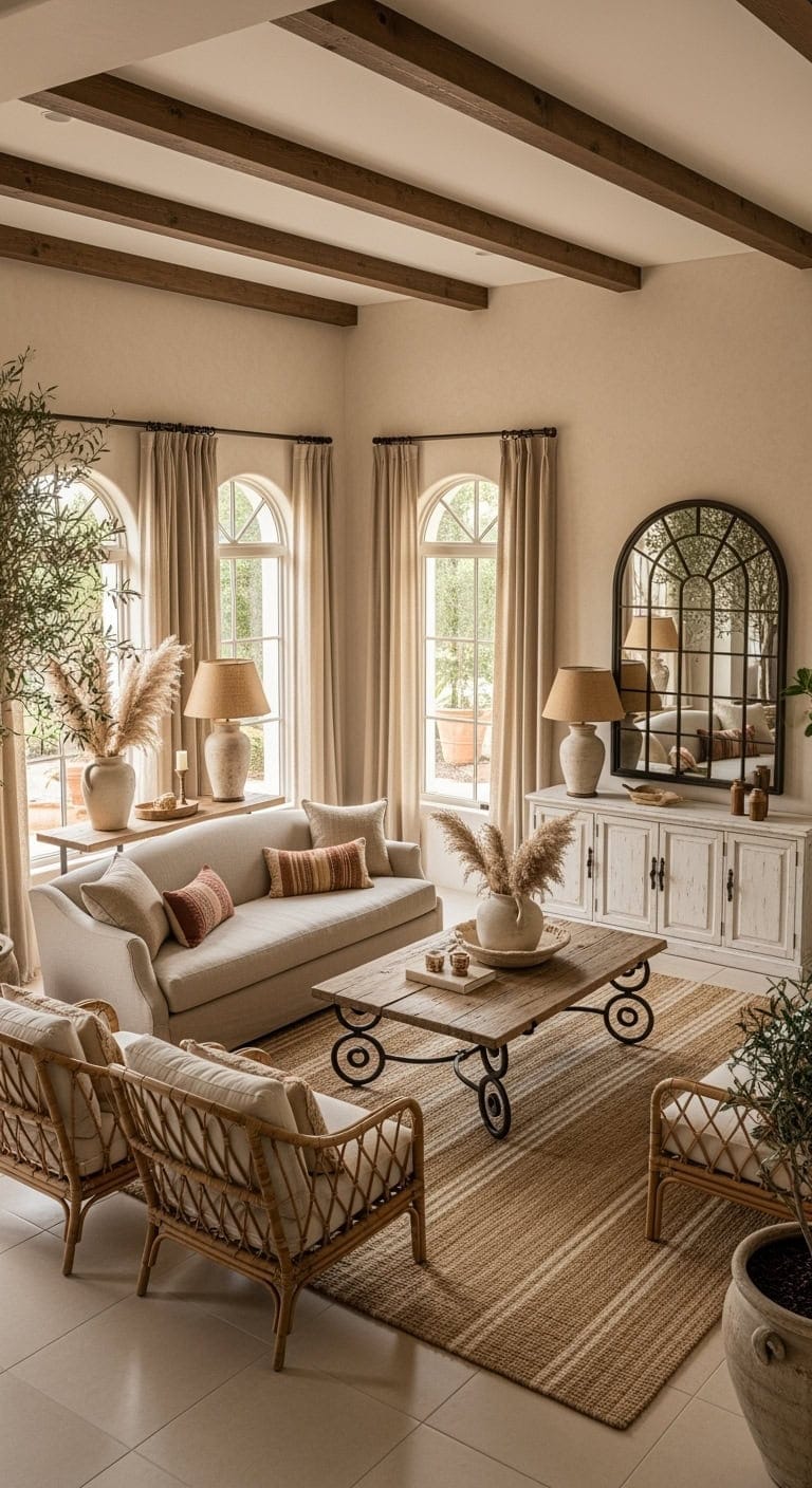 beige stucco mediterranean retreat