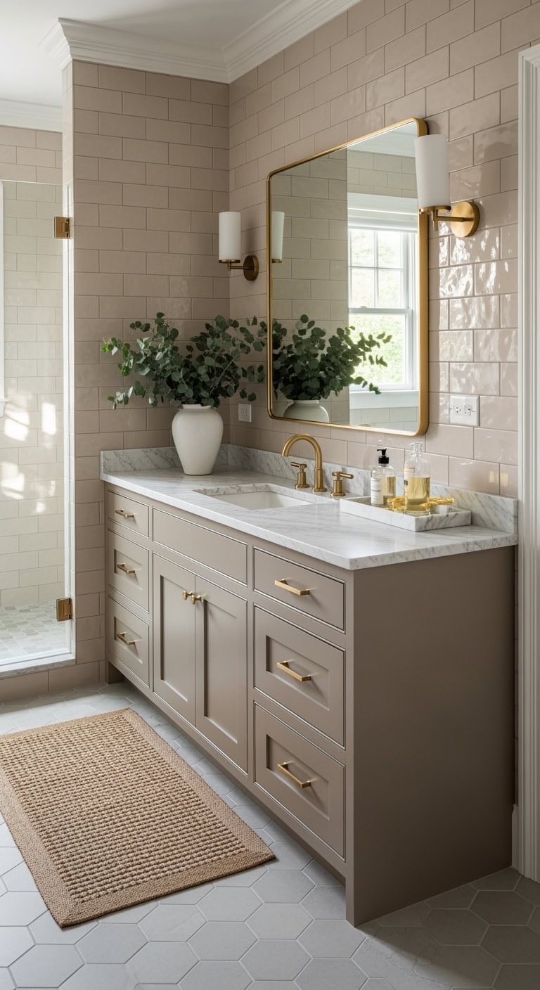 beige subway marble elegance